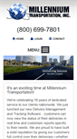 Mobile Screenshot of millenniumtransportation.com
